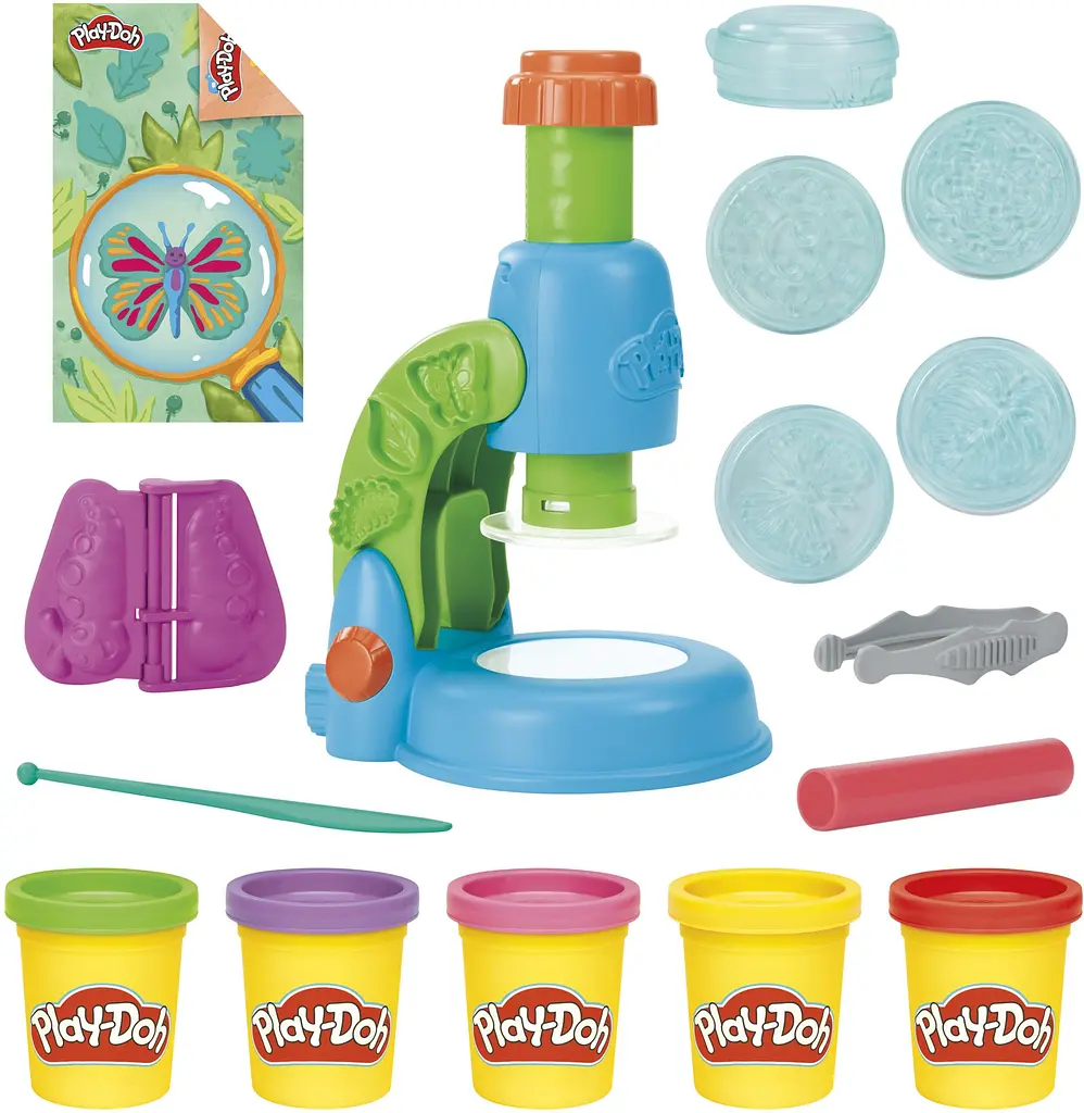 Набор для творчества Hasbro с массой для лепки Play-Doh Микроскоп (G0494) - фото 3