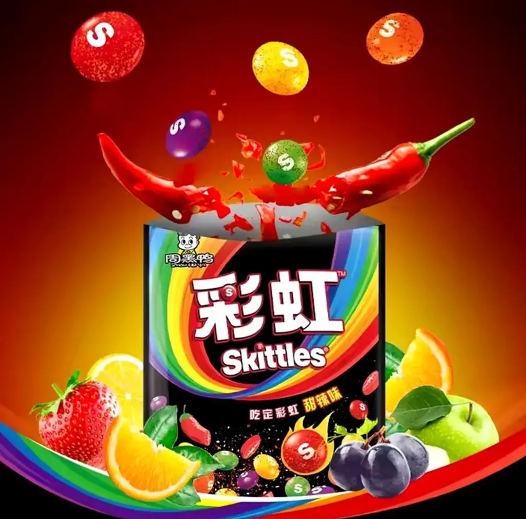 Драже Skittles Sweet Spicy із солодко-пряним смаком 40г - фото 2