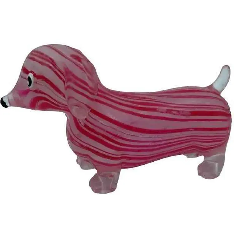 Собака MONSTERGUM Крутий заміс рожевий Marble Sausage Dog