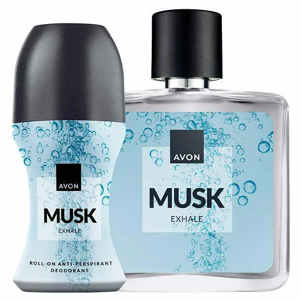 Набір Avon Musk Exhale для нього (edp/75 мл + deo/50 мл) (158511381)