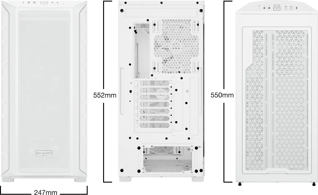 Корпус Be quiet! SHADOW BASE 800 FX White (BGW64) - фото 6