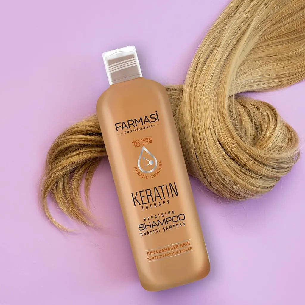 Відновлювальний шампунь Farmasi Keratin Therapy 360 мл - фото 9