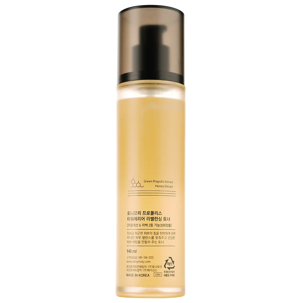 Восстанавливающий тонер Tony Moly Propolis Tower Barrier Rebalancing Toner 140 мл - фото 3