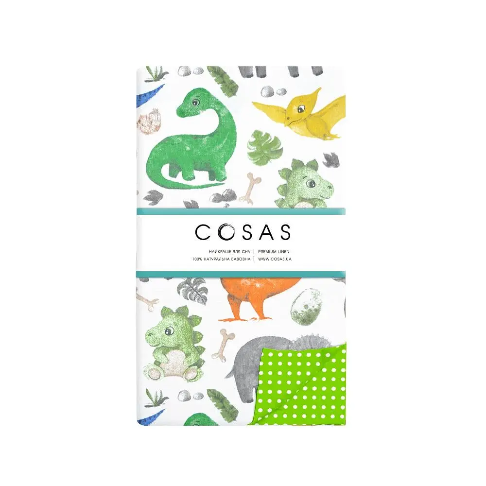 Дитяча постільна білизна в ліжечко ORANGE DINO COSAS (4822052085714) - фото 5