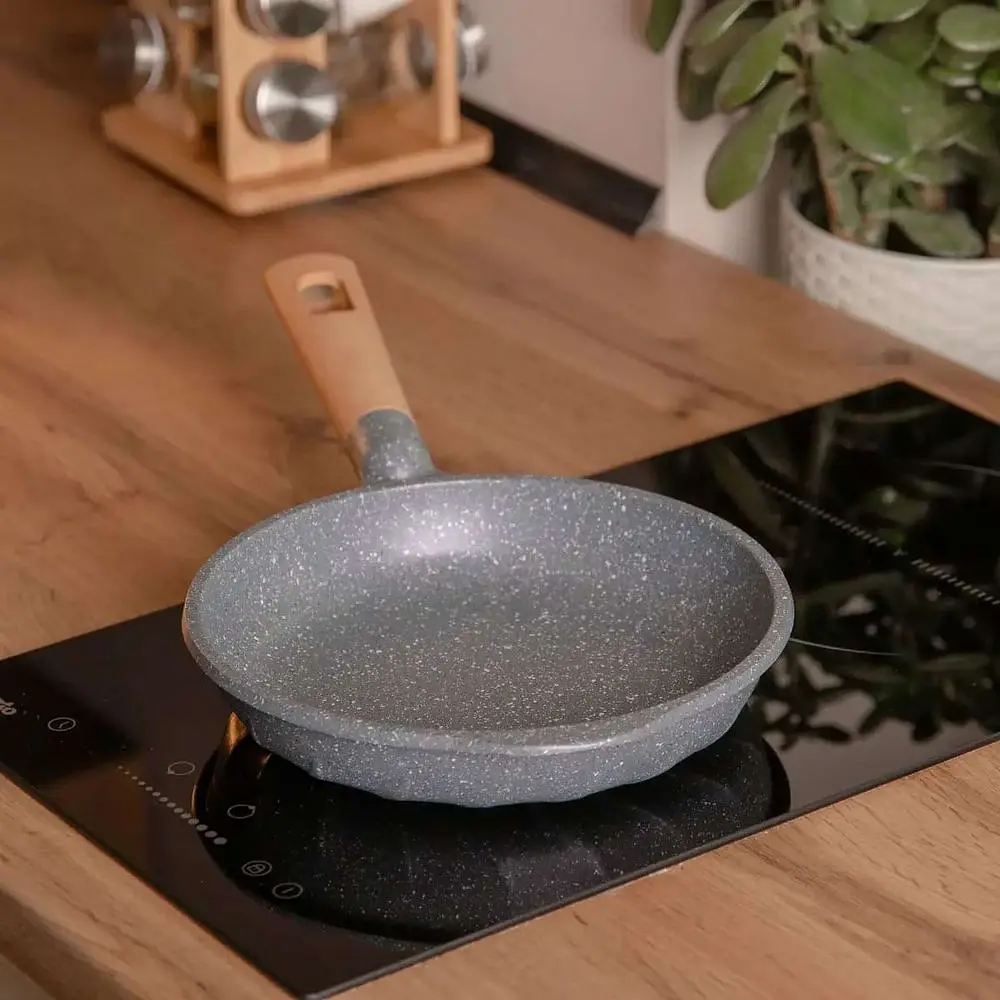 Сковорода алюмінієва MGC із мармуровим антипригарним покриттям 26 см, сірий MGC HP-4-419G - фото 2