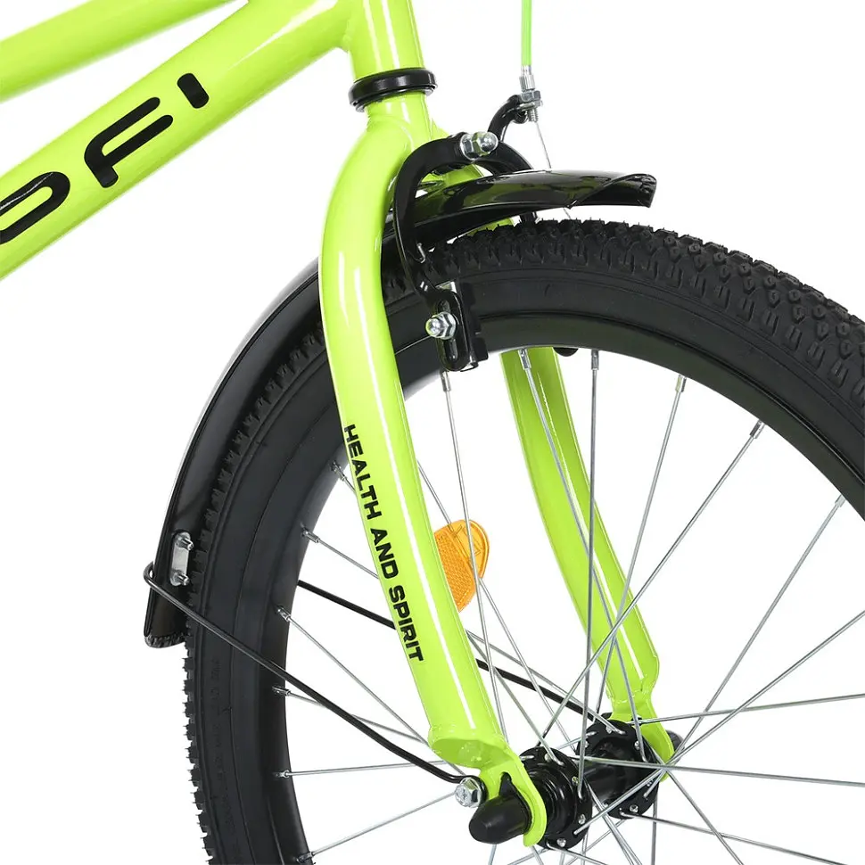Велосипед детский Profi MB 20013-1 18 дюймов салатовый - фото 3