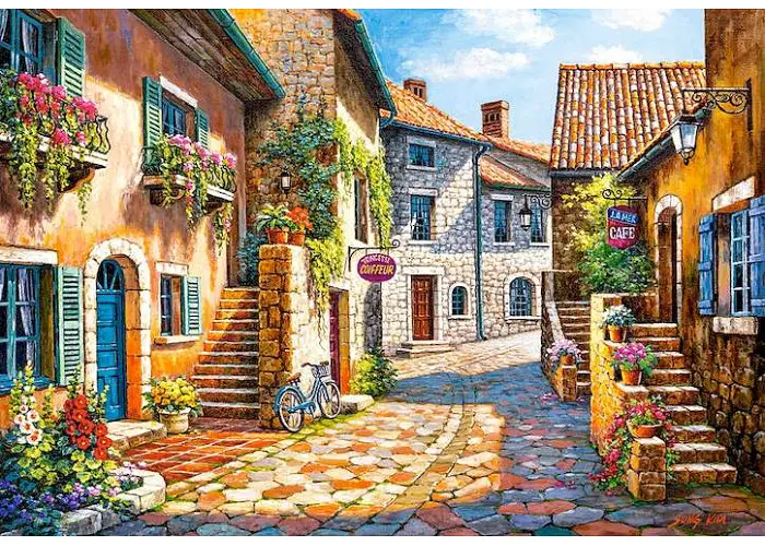 Пазл Castorland Вулиця у квітах 1000 ел. (C-103744) - фото 2