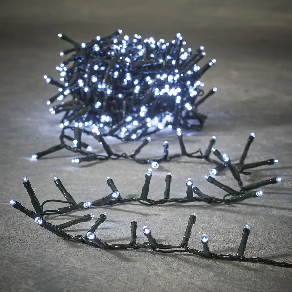 Гирлянда-кластер Luca Lighting Змейка 700 LED холодный белый 17 м (1119084) - фото 5