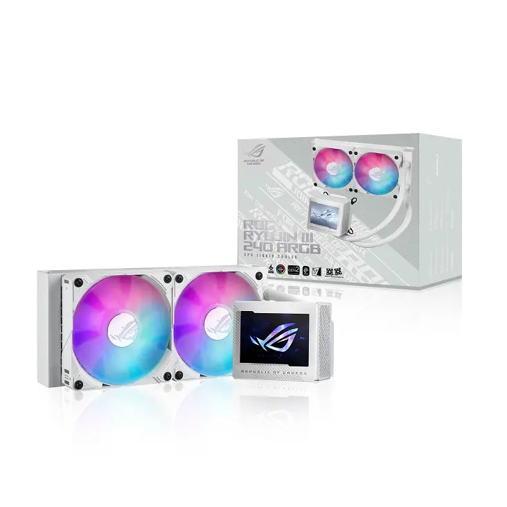 Система водяного охолодження Asus ROG Ryujin III 240 ARGB White Edition (90RC00K2-M0UAY0) - фото 7