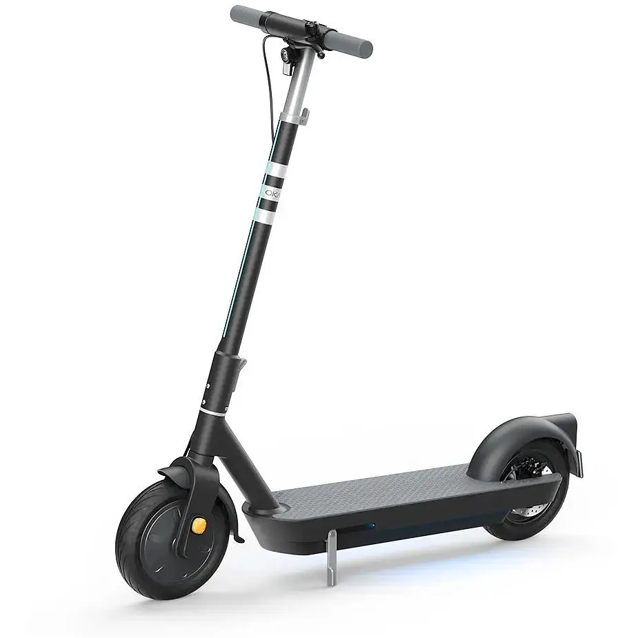 Електросамокат OKAI ES30-NEON PRO складаний 350/700W 14.7Ah швидкість до 25 км/год до 80 км NFC App колеса 10" вага до 100 кг Black - фото 2