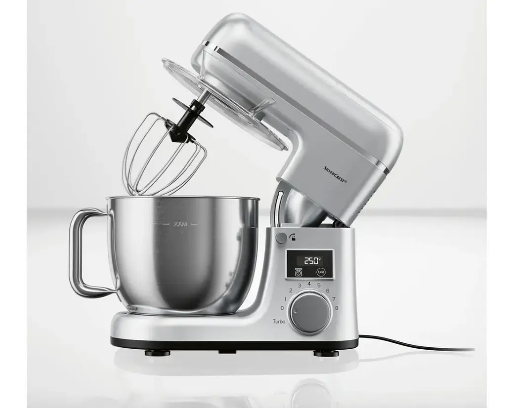 Кухонный комбайн 3в1 Silver Crest SKMW 900 A1 миксер тестомиксер блендер silver - фото 4