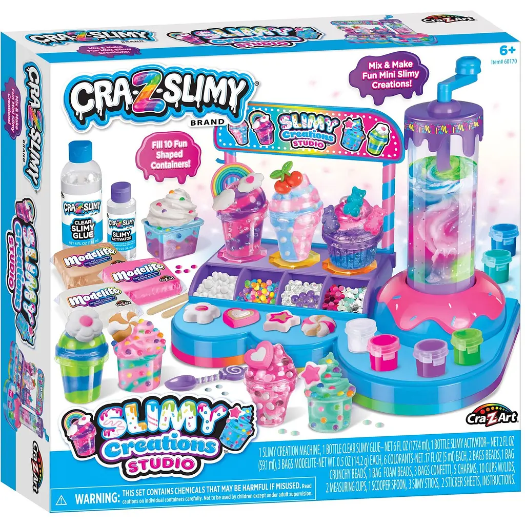 Слайм Cra-Z-Art Slimy Creations Studio 40 од. (60170CRA) - фото 2