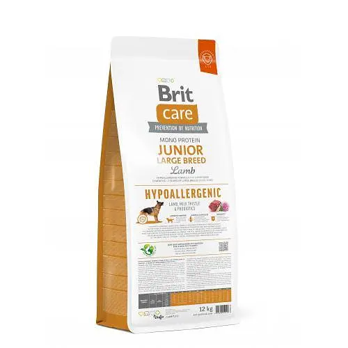 Сухий корм Brit Care Dog Hypoallergenic Junior Large Breed для молодих собак великих порід, гіпоалергенний з ягням, 12 кг - фото 3
