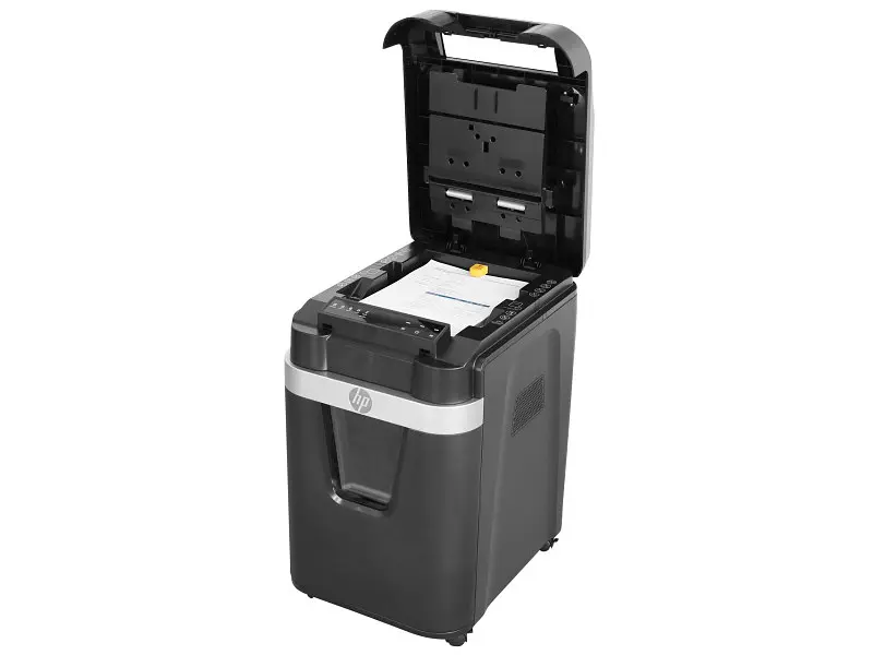 Знищувач паперу HP Pro Shredder Auto 200MC (2х12) Black (2821) - фото 5