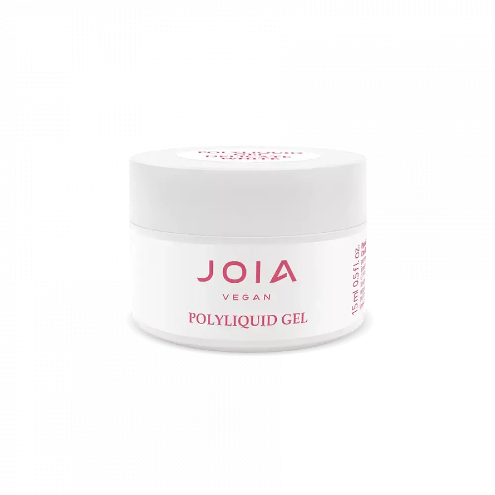 Рідкий гель для укріплення та моделювання Joia vegan PolyLiquid gel Delicate White 50 мл - фото 2