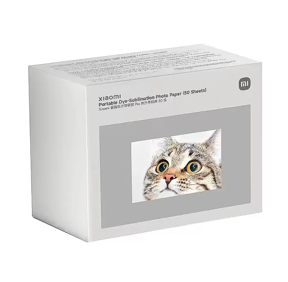 Фотопапір Xiaomi Portable Dye-Sublimation Photo Paper (50 Sheets) - фото 2