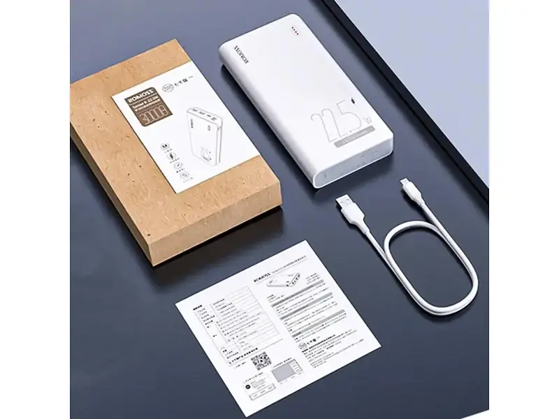 Зовнішній акумулятор (Power Bank) Romoss 30000mAh PHP30 22.5W (PHP30-711-1111H) білий - фото 2