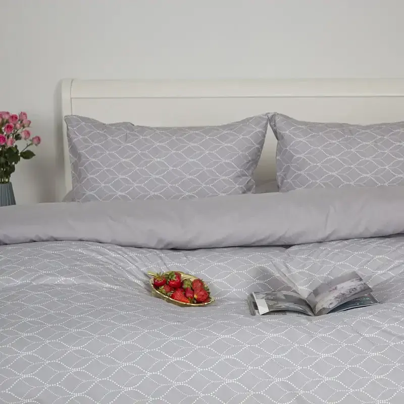 Комплект постільної білизни ТЕП Melluna Urban Grace євро сірий - фото 5