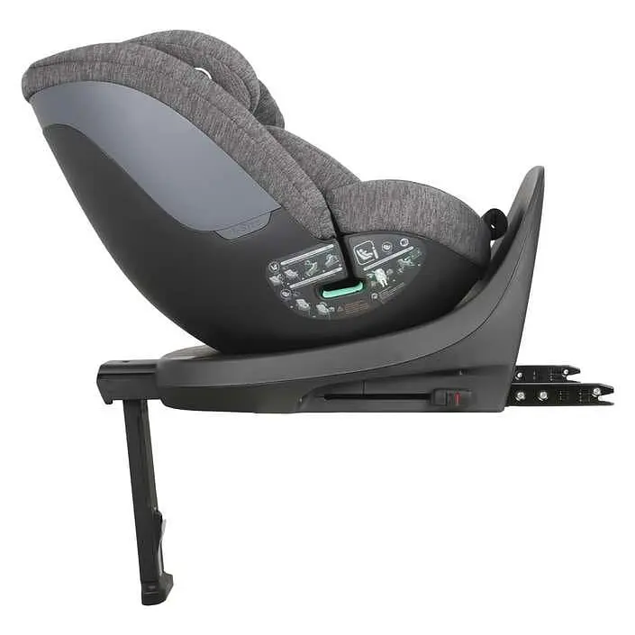 Автокресло FreeON LOTUS поворотность 360° i-size 40-125 см серый - фото 4