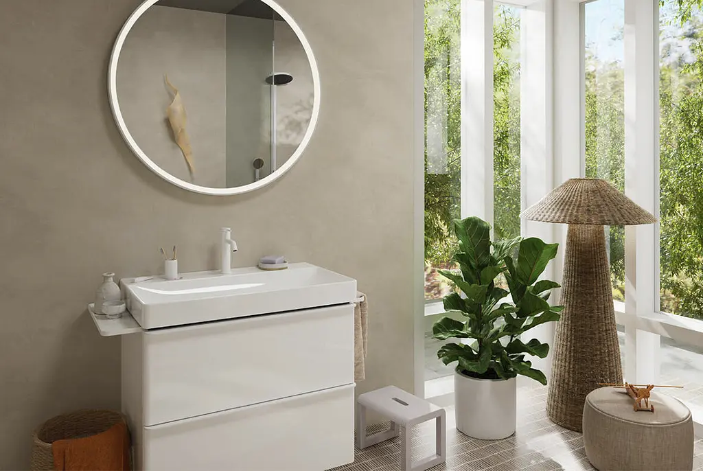 Змішувач для умивальника Hansgrohe Tecturis S CoolStart EcoSmart+ без донного клапана matt white 73312700 - фото 3