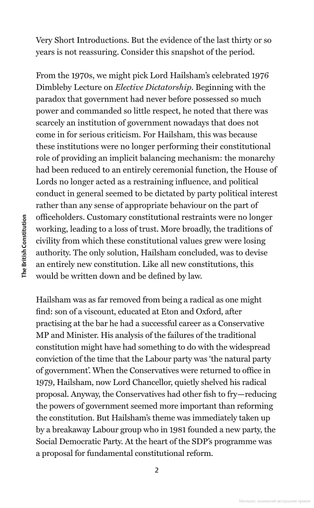 British Constitution. A Very Short Introduction - Martin Loughlin - фото 5