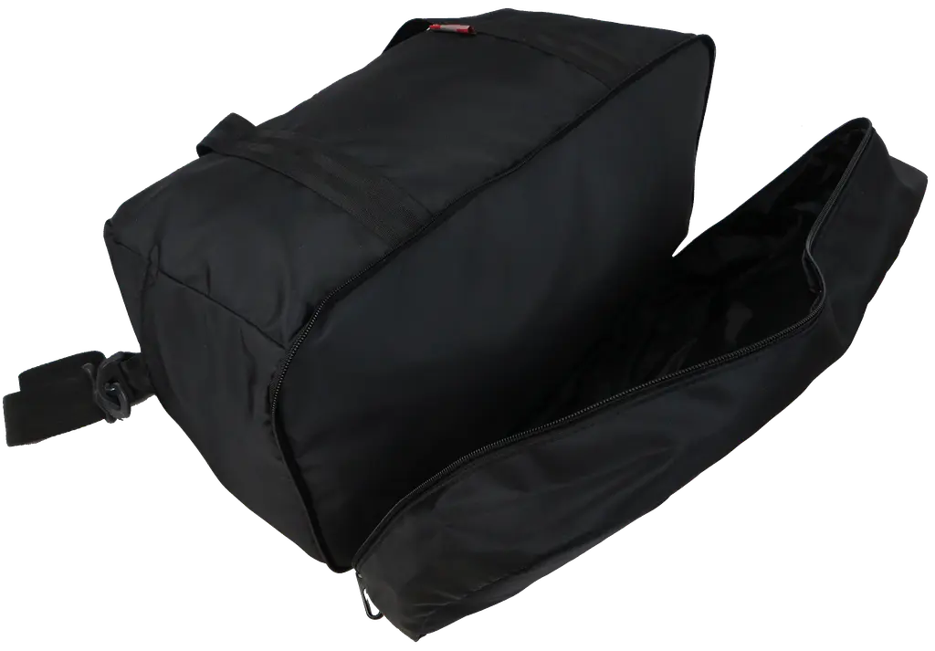 Дорожня сумка з відділом взуття 40L чорна Wallaby sum0028887 - фото 5