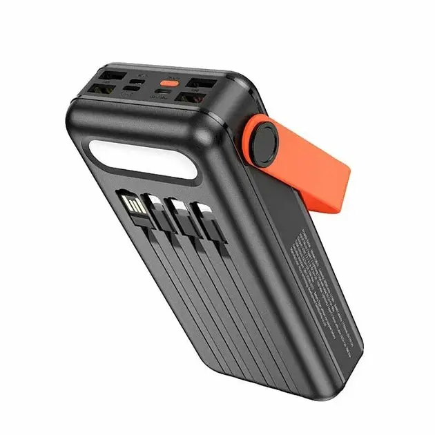 Power Bank Портативний Акумулятор HOCO 30000 mAh 22.5W PD20W Сонячна панель (DB33) - фото 3