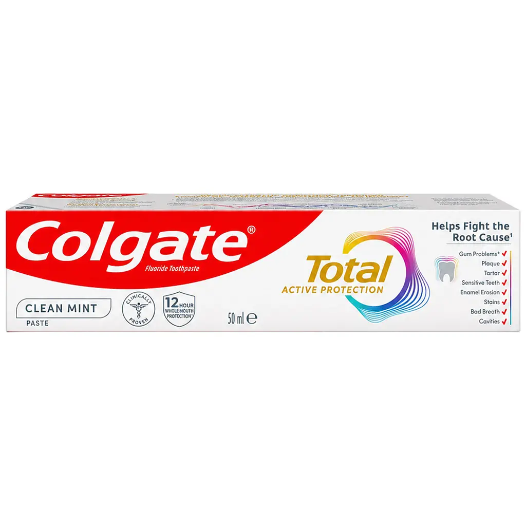 Зубна паста Colgate Total Активний Захист Чиста м’ята 50 мл