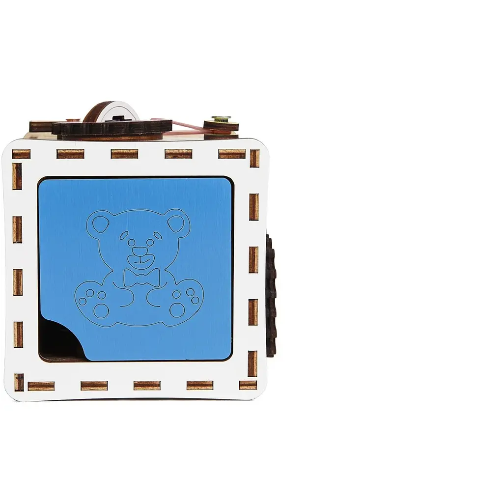 Бизикуб GoodPlay Малыш развивающий 12х12х12 см (K 001) - фото 9