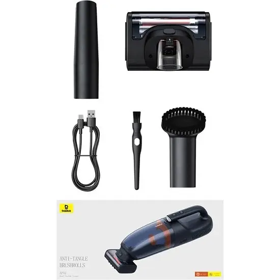 Автомобильный пылесос Baseus AP02 Handy Vacuum Cleaner [C30459600121-00] [102334] - фото 7