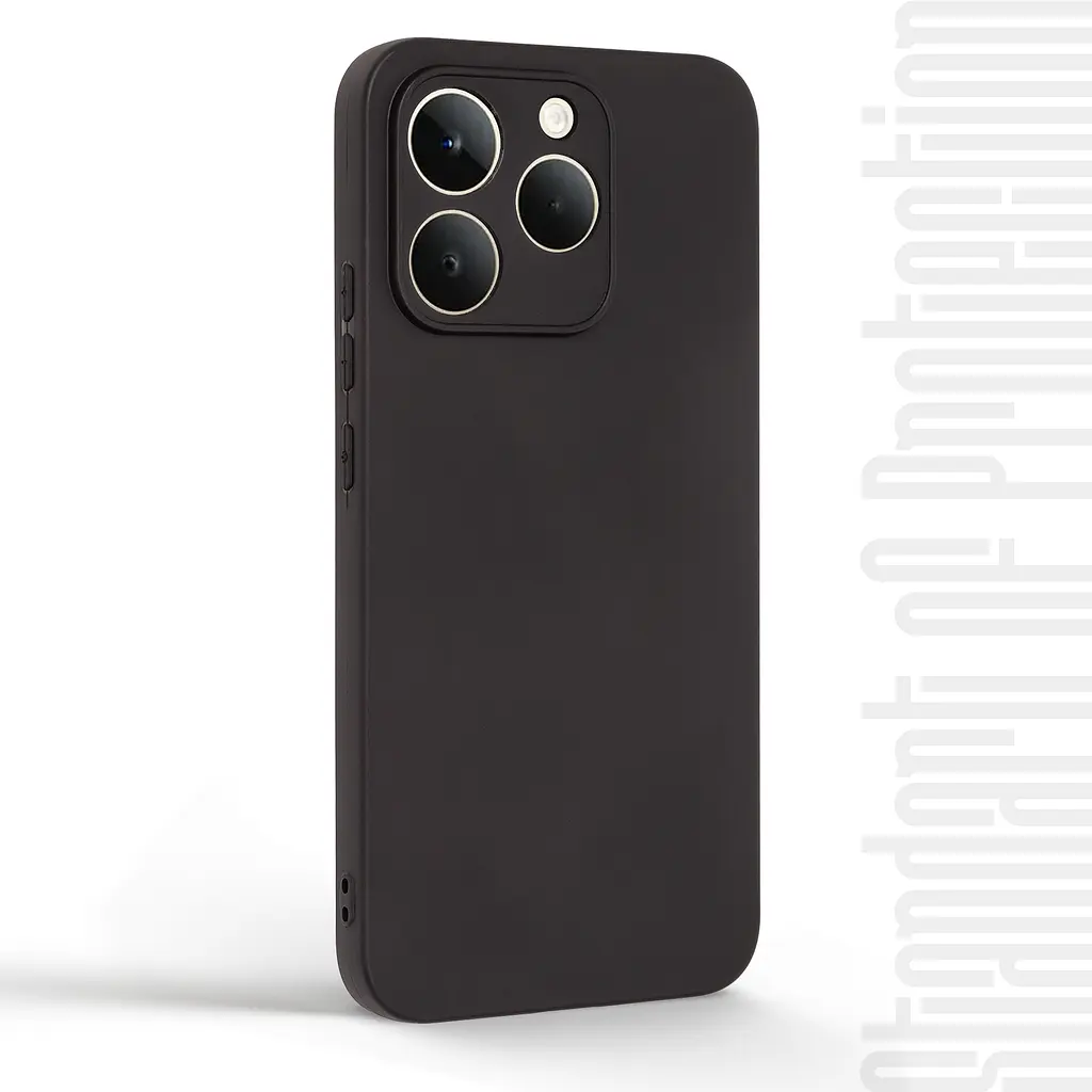 Чехол-накладка для смартфона Realme 15T 5G противоударный, силиконовый, термополиуретановый (ТПУ), с защитой камеры и корпуса, черный, защита всего корпуса, ArmorStandart (ARM89129) - фото 2