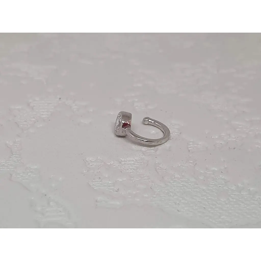 Срібна сережка-кафф на хелікс Umax. 7044U - фото 3