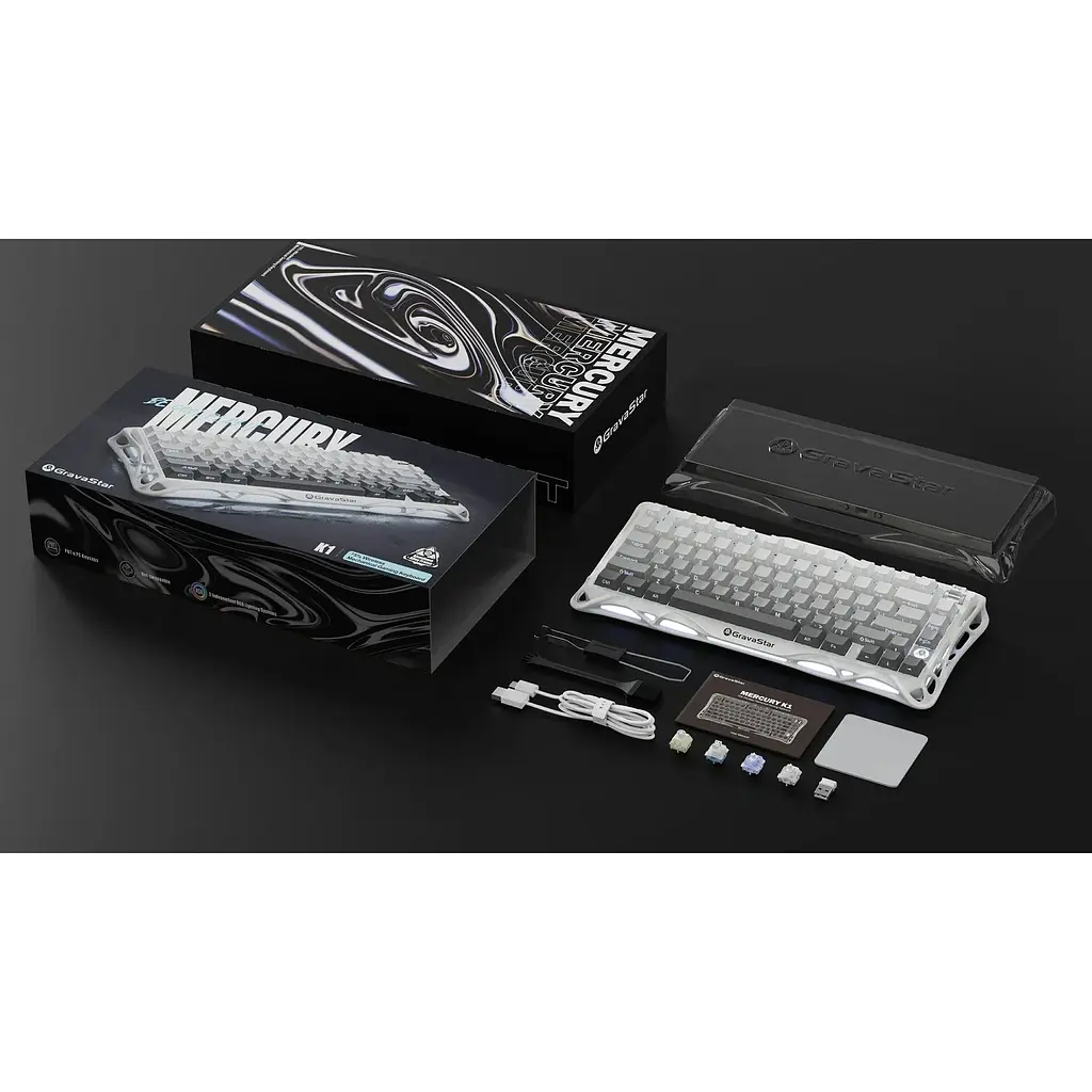 Клавиатура GravaStar Mercury K1 TKL UA White [GSK1_GWHT] [144871] - фото 9