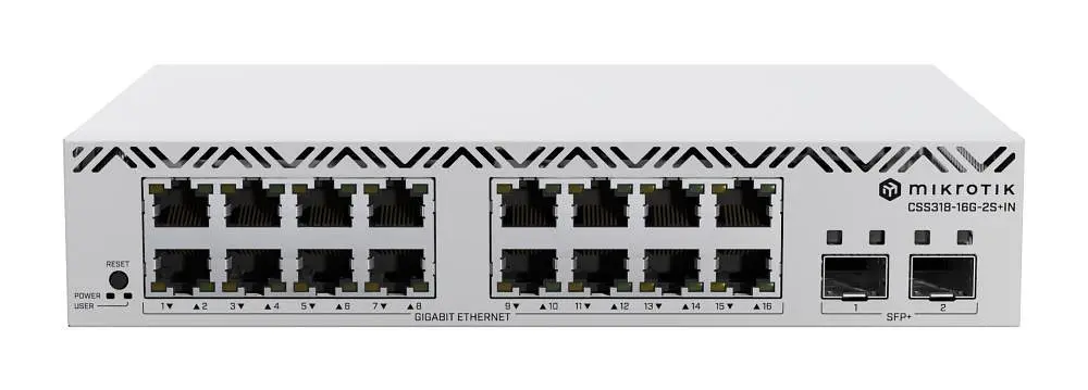 Мережевий комутатор Ethernet CSS318-16G-2S+IN MIKROTIK - фото 2