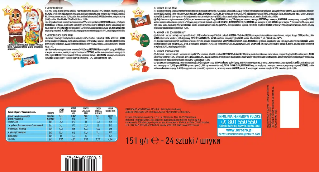 Адвент Календар Kinder 151 г - фото 2