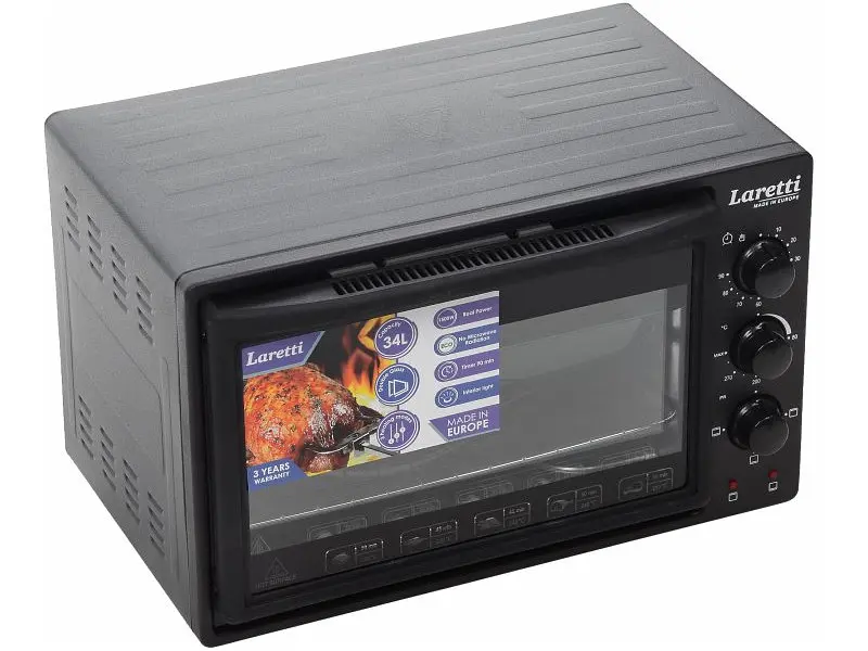 Електропіч Laretti LR-EC3403 Black - фото 4