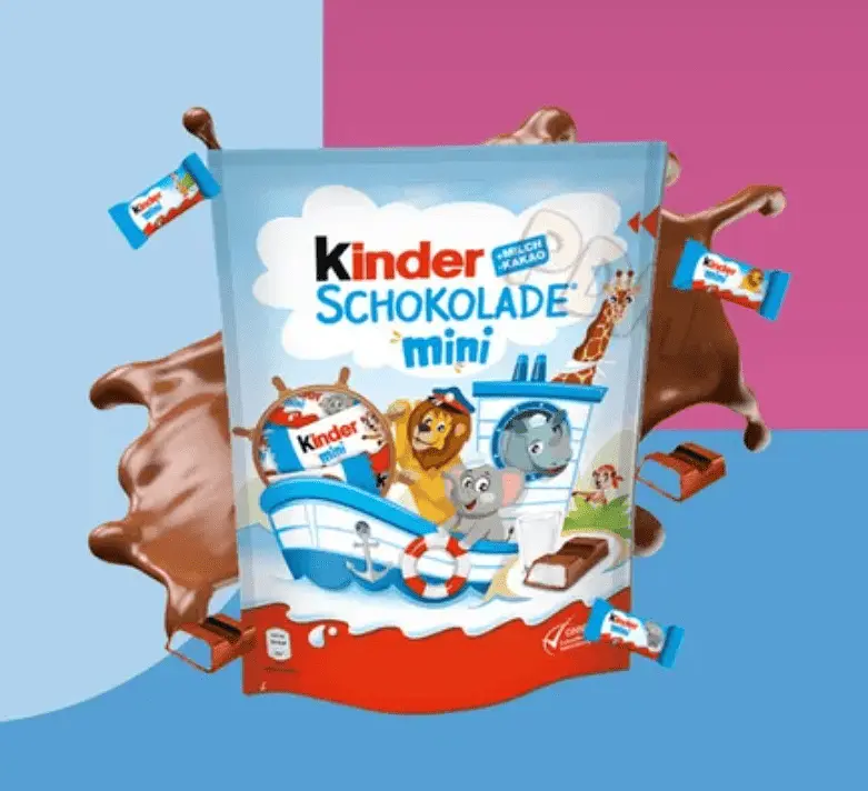 Шоколадні батончики Kinder Chocolate Mini 120 г - фото 7