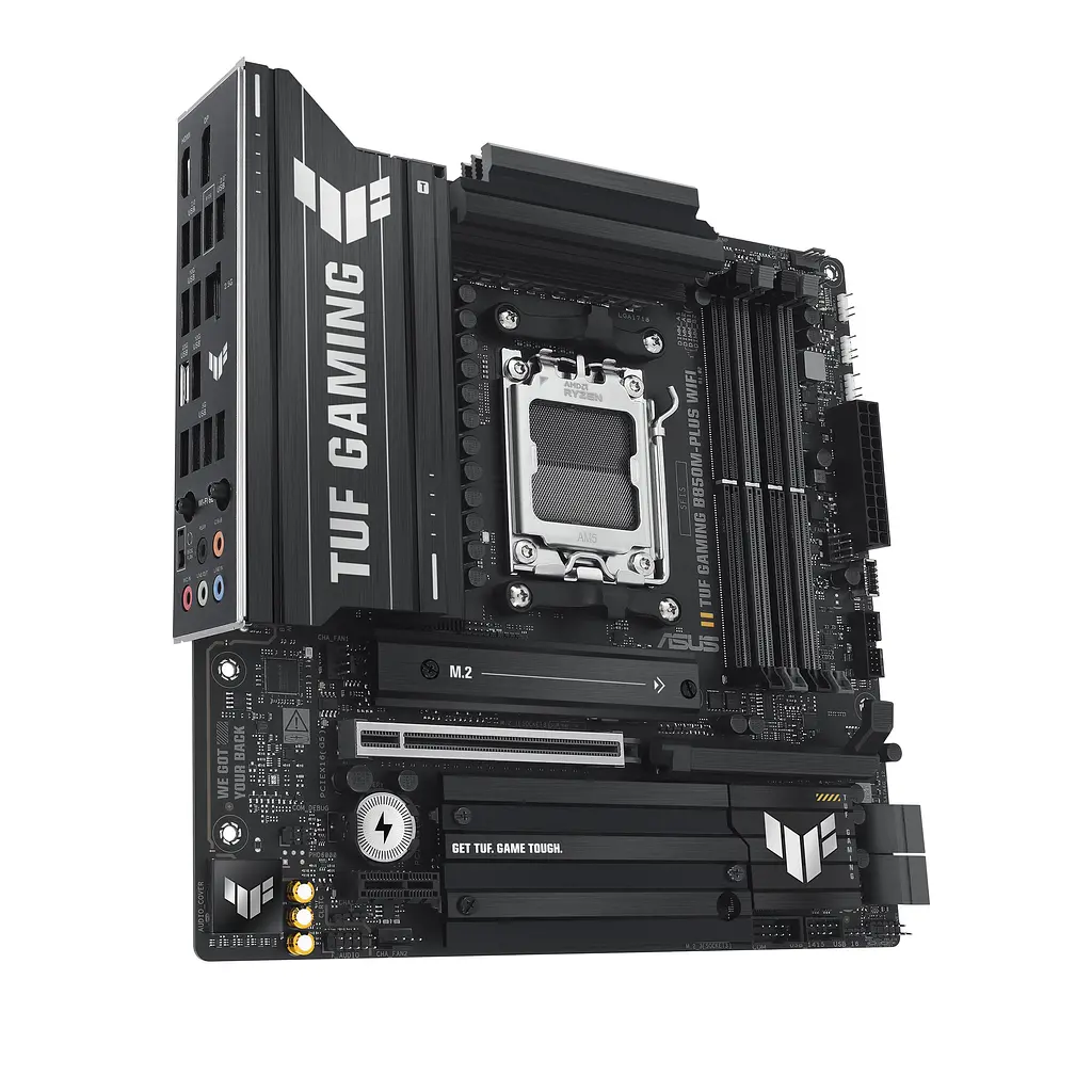 Материнская плата TUF GAMING B850M-PLUS WIFI7 sAM5 B850 4xDDR5 M.2 HDMI DP Wi-Fi BT mATX Asus teh0018943 - фото 5