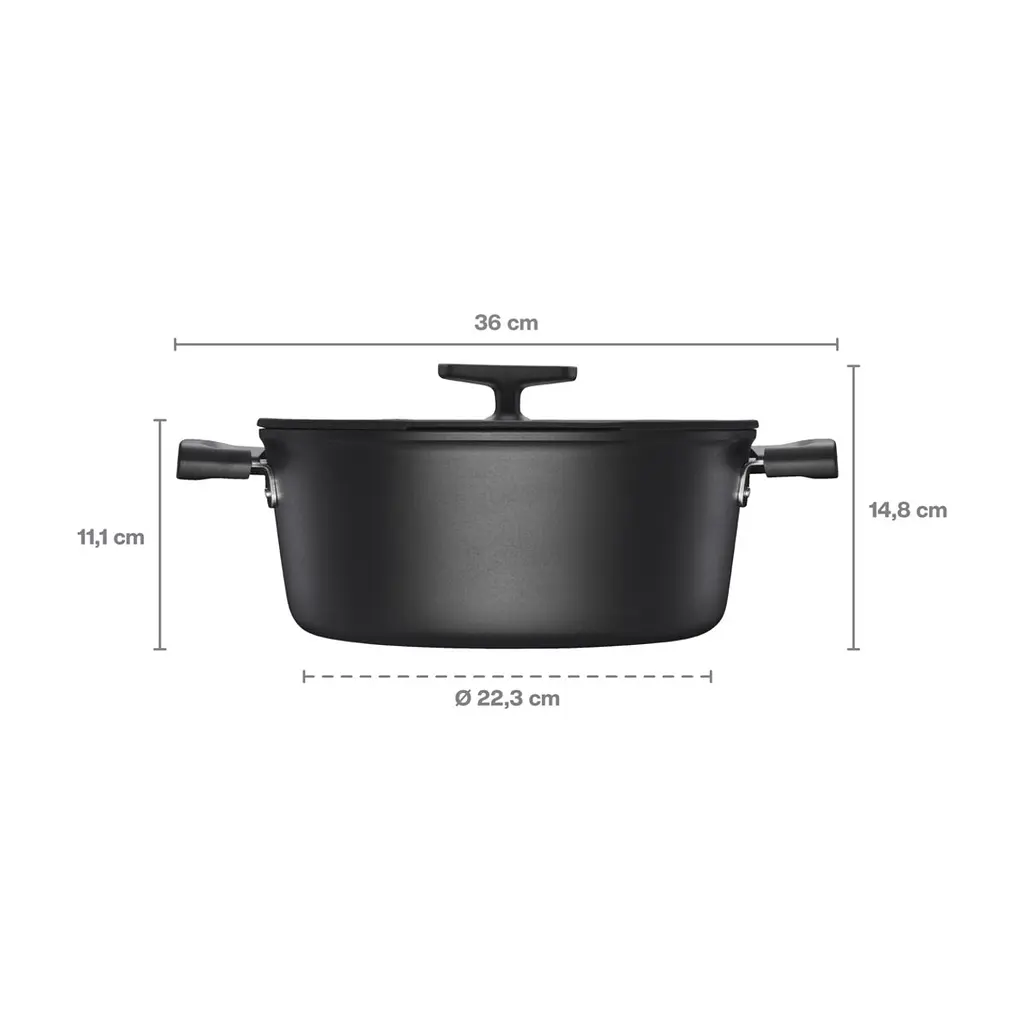Каструля Fiskars Hard Face 5 л (1075527) - фото 5