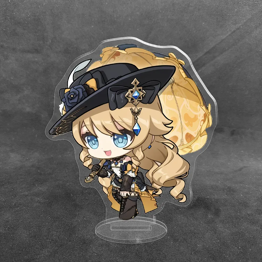 Акрилова колекційна фігурка Геншин Імпакт - Genshin Impact Chibi (Навія, Navia) 1 10 см