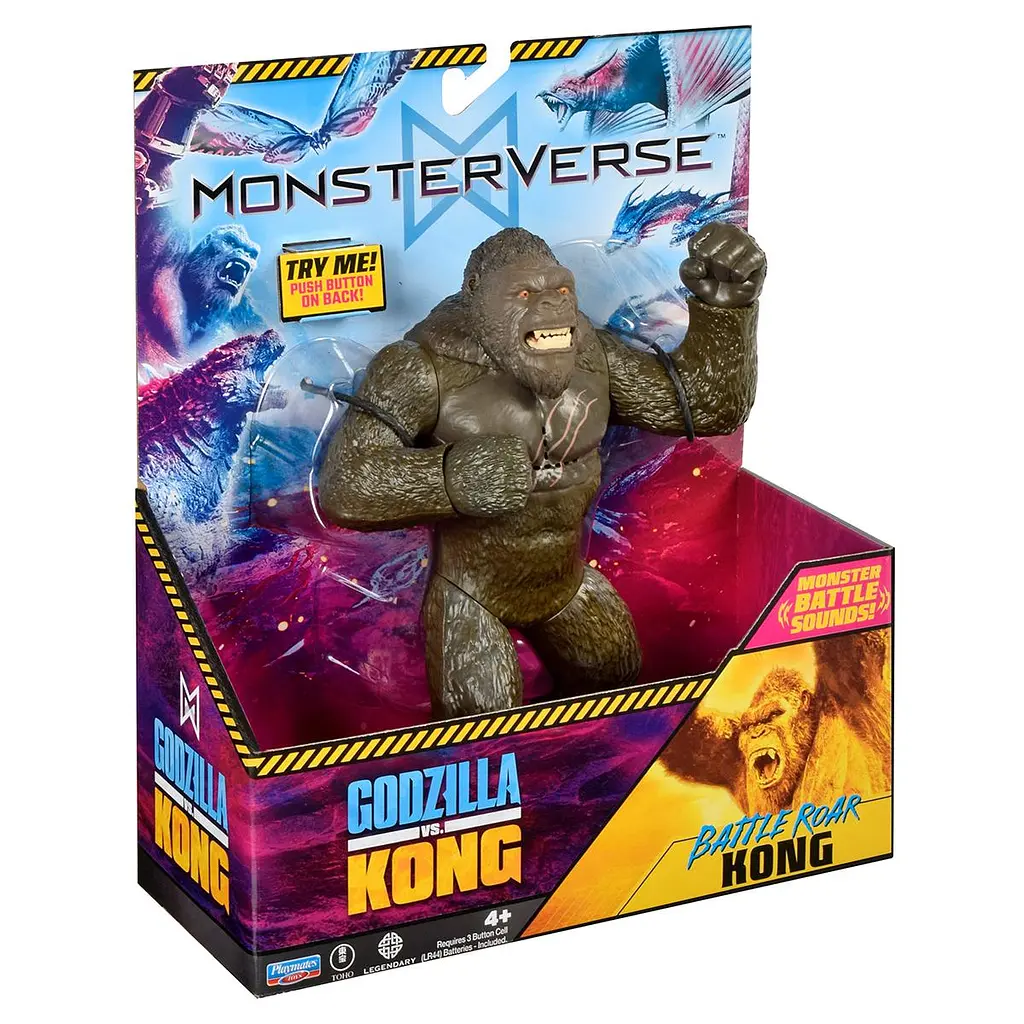 Фігурка GODZILLA VS. KONG S2 – КОНГ ГОТОВИЙ ДО БОЮ (18 см, звук) Godzilla vs. Kong 35757N - фото 6
