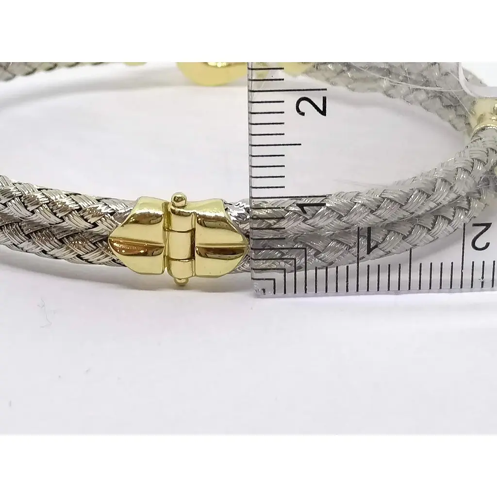 Золотий жорсткий браслет Столична Ювелірна Фабрика. 322495Ж - фото 5