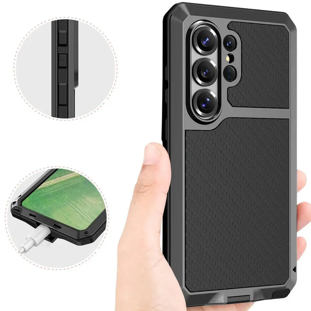 Противоударный чехол Primo Doom Armor для смартфона Samsung Galaxy S26 Ultra (SM-S948) Black - фото 6