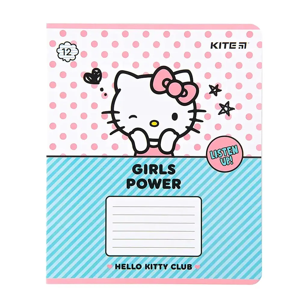 Зошит Kite Hello Kitty, 12 аркушів, лінія (HK22-234), в асортименті - фото 3