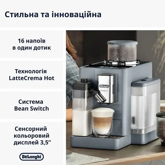 Кавомашина DeLonghi EXAM 440.55 G - фото 5