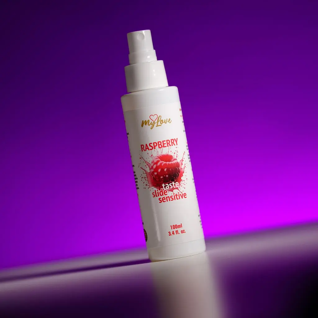 Лубрикант на водній основі MyLove Taste Slide Sensitive Raspberry, 100 мл - фото 8