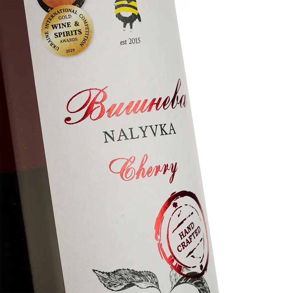 Наливка Хані Баджер Вишневая домашняя 17% 0.5 л - фото 3