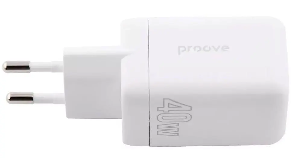 Зарядний пристрій Proove Silicone Power 40W (Type-C + Type-C) white (WCSP4020002) - фото 2