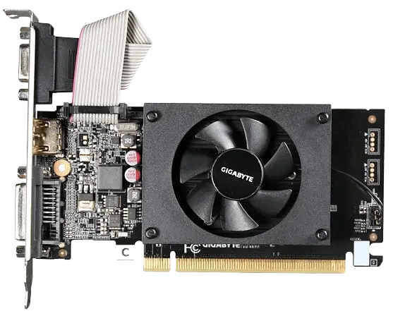Відеокарта GeForce GT 710 2GB Gigabyte LP (GV-N710D3-2GL) - фото 2
