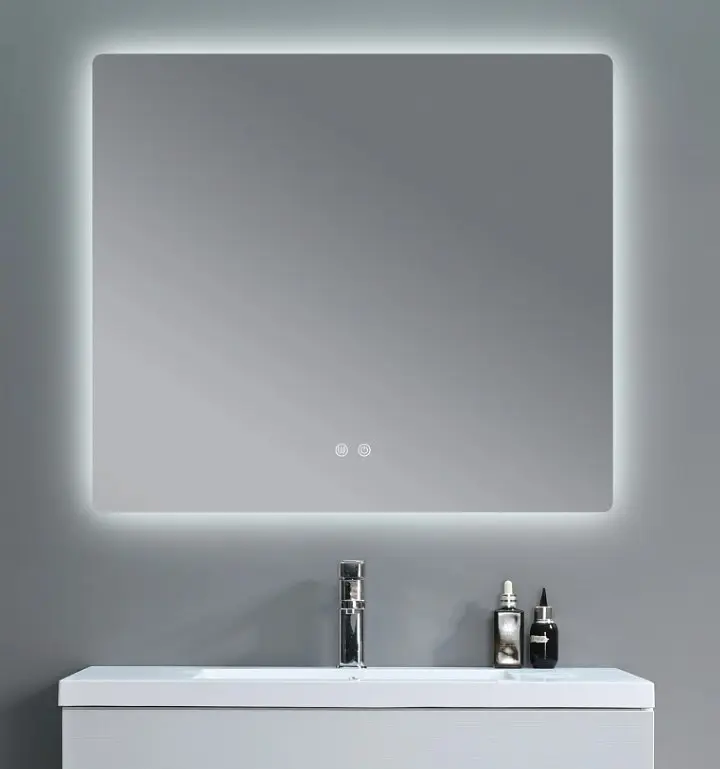Дзеркало Qtap Taurus (TA2) прямокутне з LED-підсвіткою Touch, антизапотіванням QTTAU100080048957